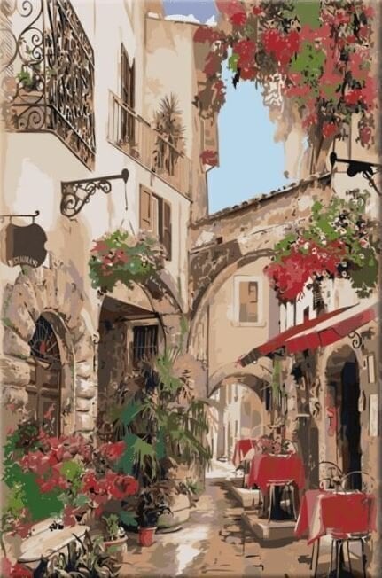 Painting by Numbers Zuty Painting by Numbers Italian Alley
