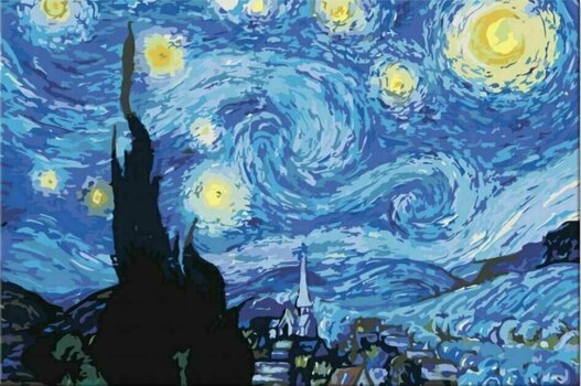 Pintura por números Zuty Painting by Numbers Starry Night (Van Gogh) Pintura por números - 1
