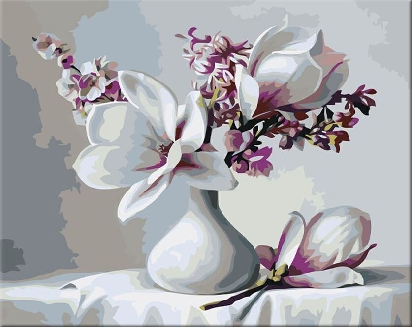 Dipingere con i numeri Zuty Colorare coi numeri Magnolia