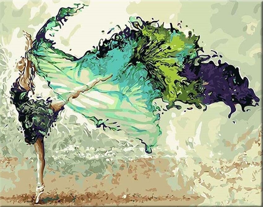 Zuty Pictură pe numere Dansatoare cu voal