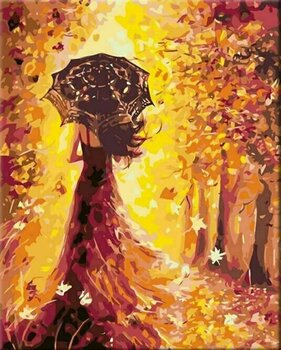 Maľovanie podľa čísel Zuty Maľovanie podľa čísiel Jesenný les - 1