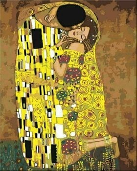 Picturi pe numere Zuty Pictură pe numere Sărut (Gustav Klimt) - 1