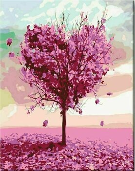 Рисуване по номера Zuty Мозайка Цветно дърво - 1