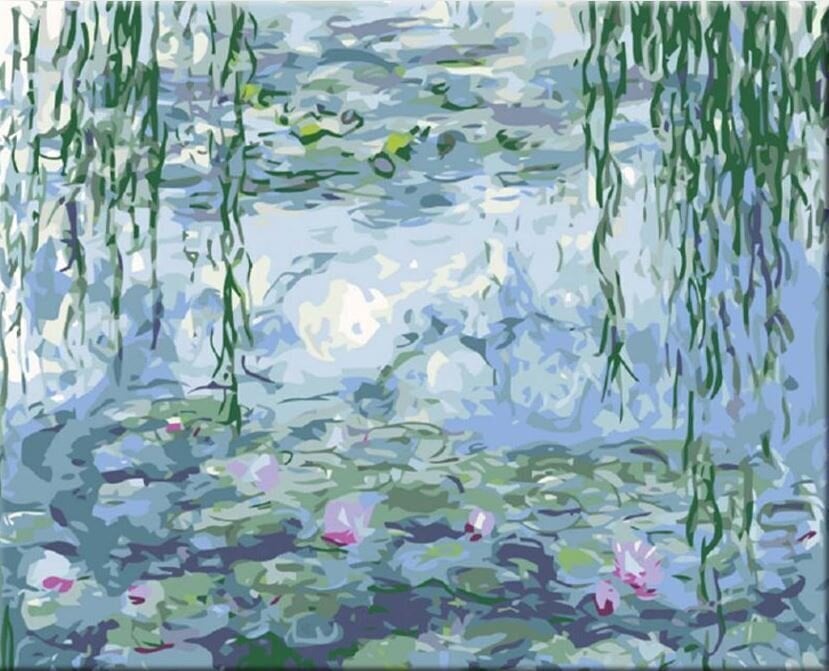 Slikanje po številkah Zuty Barvanje po številkah Vodni liliji (C. Monet)