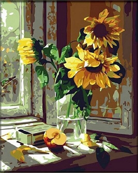 Zuty Pictură pe numere Floarea-soarelui