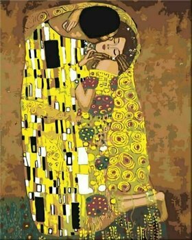 Slikanje po številkah Zuty Barvanje po številkah Poljub (Gustav Klimt) - 1