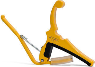 Acoustic Guitar Capo Kyser KGEFBBA Fender Quick-Change Butterschotch Blonde Acoustic Guitar Capo
