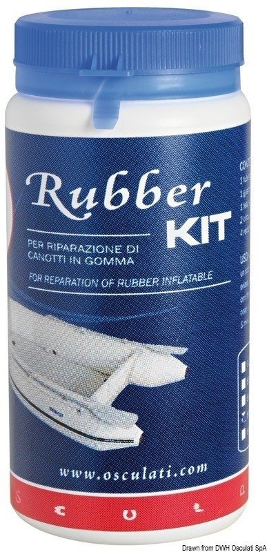 Pribori za gumenjake Osculati Inflatables repair kit grey for neoprene