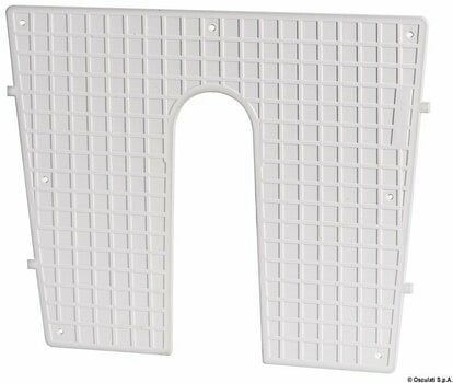 Outboard Bracket Osculati Stern protection plate white 430x350 mm - 1