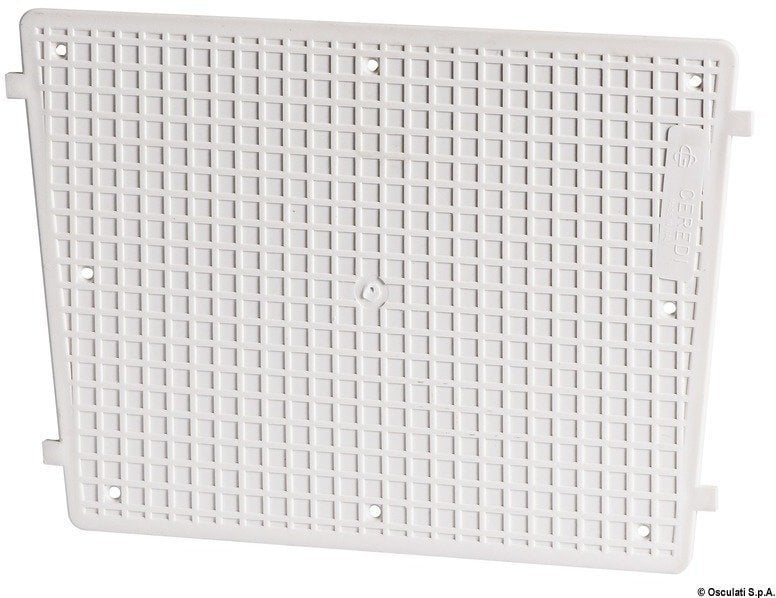Außenborder Halterung Osculati Stern protection plate white 300x220 mm