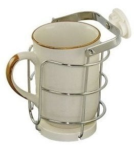 Lodní schránky, držáky nápojů Lindemann Bottle and cup holder - gimbal mounting stainless steel up to 87mm