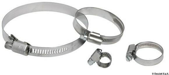 Boat Water Tank Osculati Hose clamp Stainless Steel 9 x 20-32 mm - 1