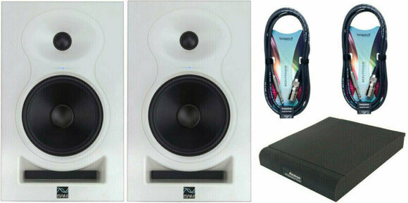 2-лентови активни студийни монитори Kali Audio LP-6 White SET - 1
