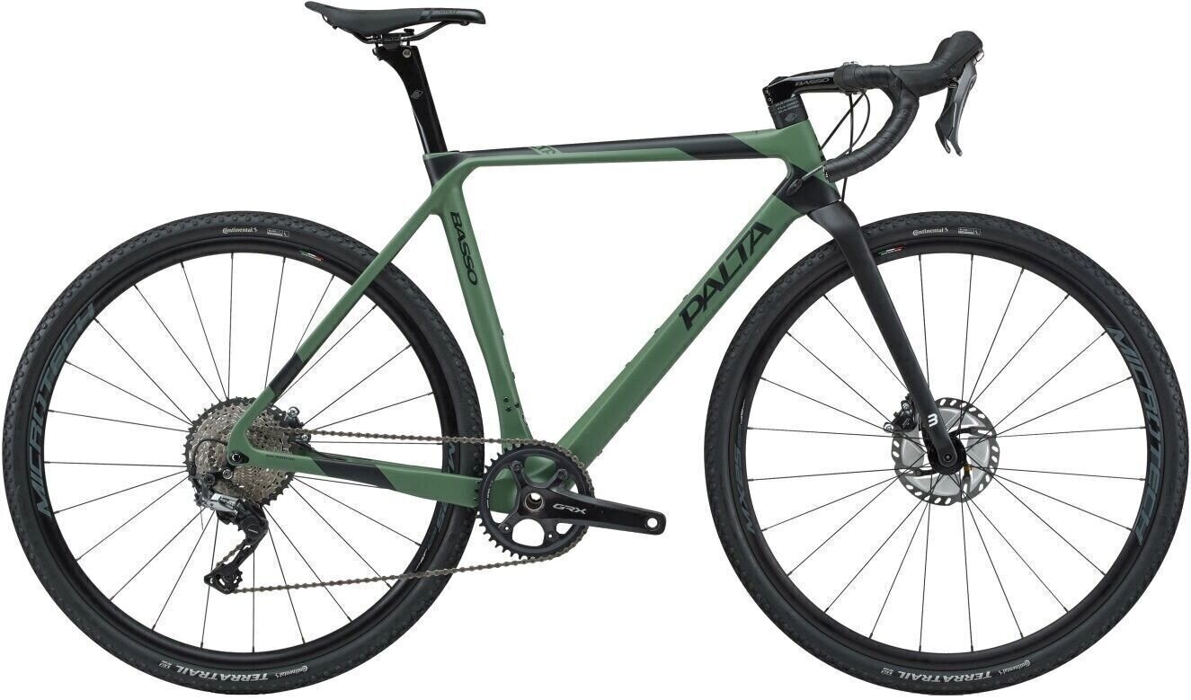 Cyklar för grus/cyklocross Basso Palta Army Sram Rival 1x11 Army green M Sram 2021