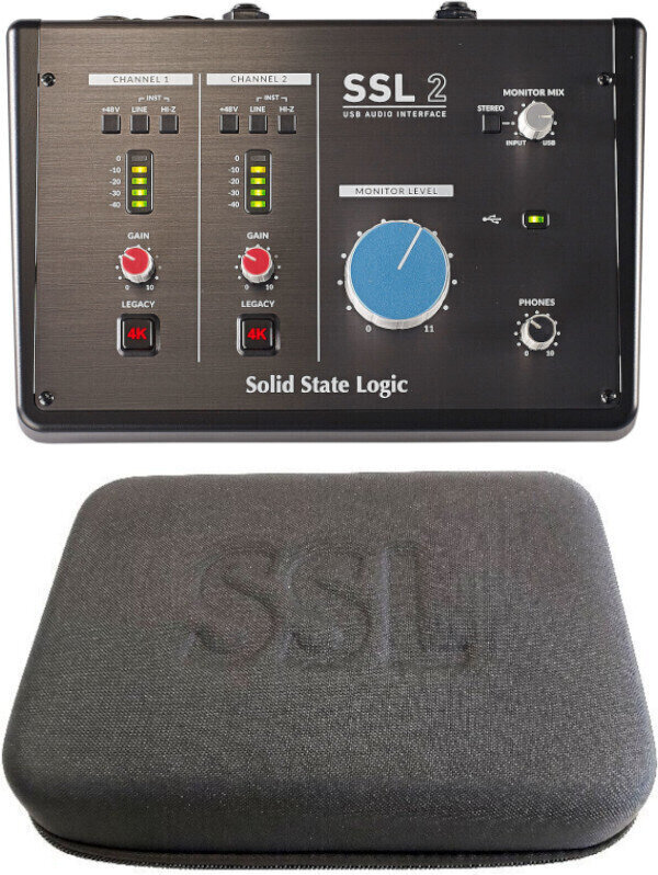 USB-audio-interface - geluidskaart Solid State Logic SSL 2 SET
