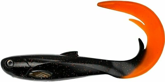 Rubber Lure Headbanger Lures FireTail Black/Orange 17 cm 56 g