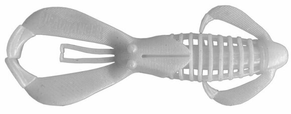 Silikonska vaba Headbanger Lures BangerBug Pearl White 7,6 cm 4 g - 1