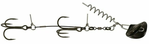 Fishing Hook Headbanger Lures RockerHead Stinger 21 g # 2 Black - 1