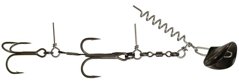 Fishing Hook Headbanger Lures RockerHead Stinger 13 g # 1 Black