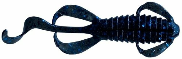 Rubber Lure Headbanger Lures BangerLizard Black Blue Flake 8,6 cm 4 g - 1