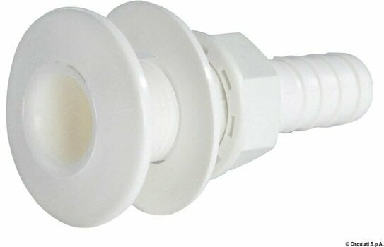 Boat Water Valve, Boat Filler Osculati Seacock white plastic with hose adaptor 1/2ʺ - 1