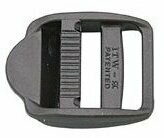 Webbing, Strap Lindemann Belt buckle PVC 25mm Black - 1
