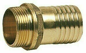 Wasserventil für Boot, Tank-Einfüllstutze Osculati Cast brass male hose adaptor 1/4ʺ x 8 mm - 1