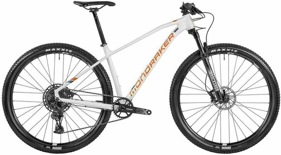 Hardtail Bike Mondraker Chrono Sram SX Eagle 1x12 White/Orange/Blue S - 1