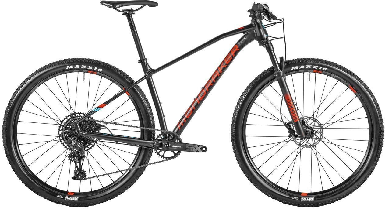 Hardtail fiets Mondraker Chrono Sram SX Eagle 1x12 Black/Red/Blue XL