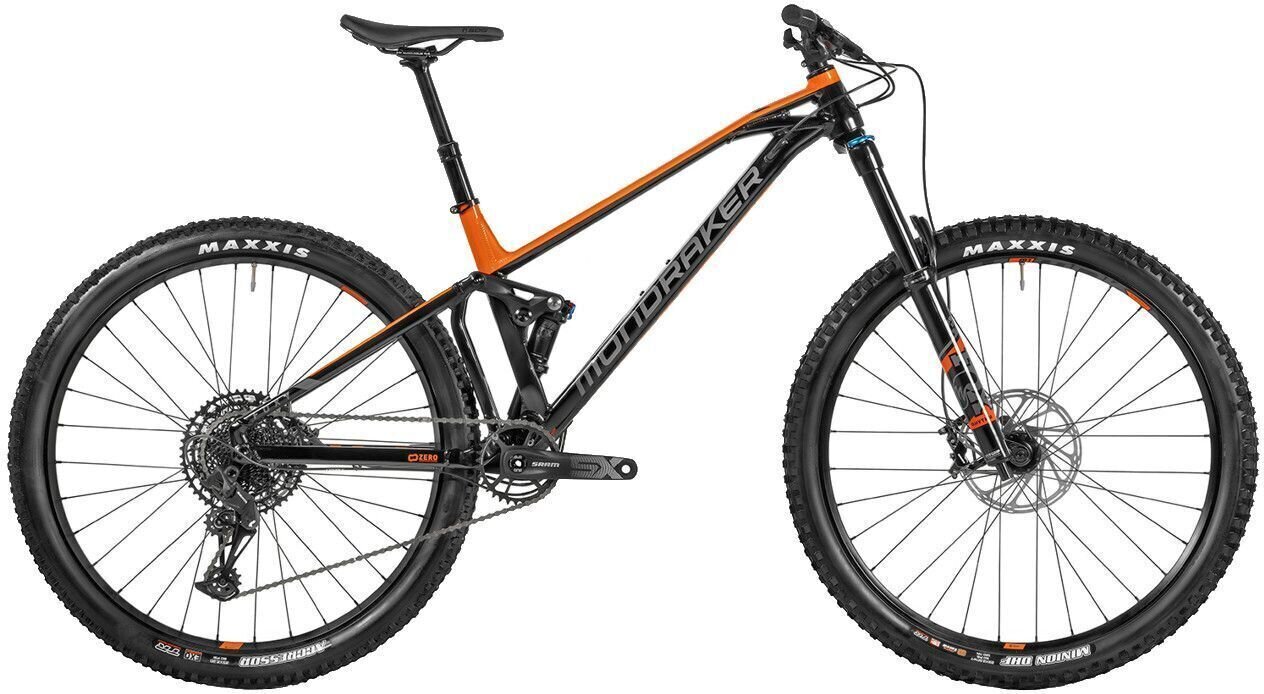 Bicicleta cu suspensie completă Mondraker Foxy Black/Orange/Grey M Bicicleta cu suspensie completă