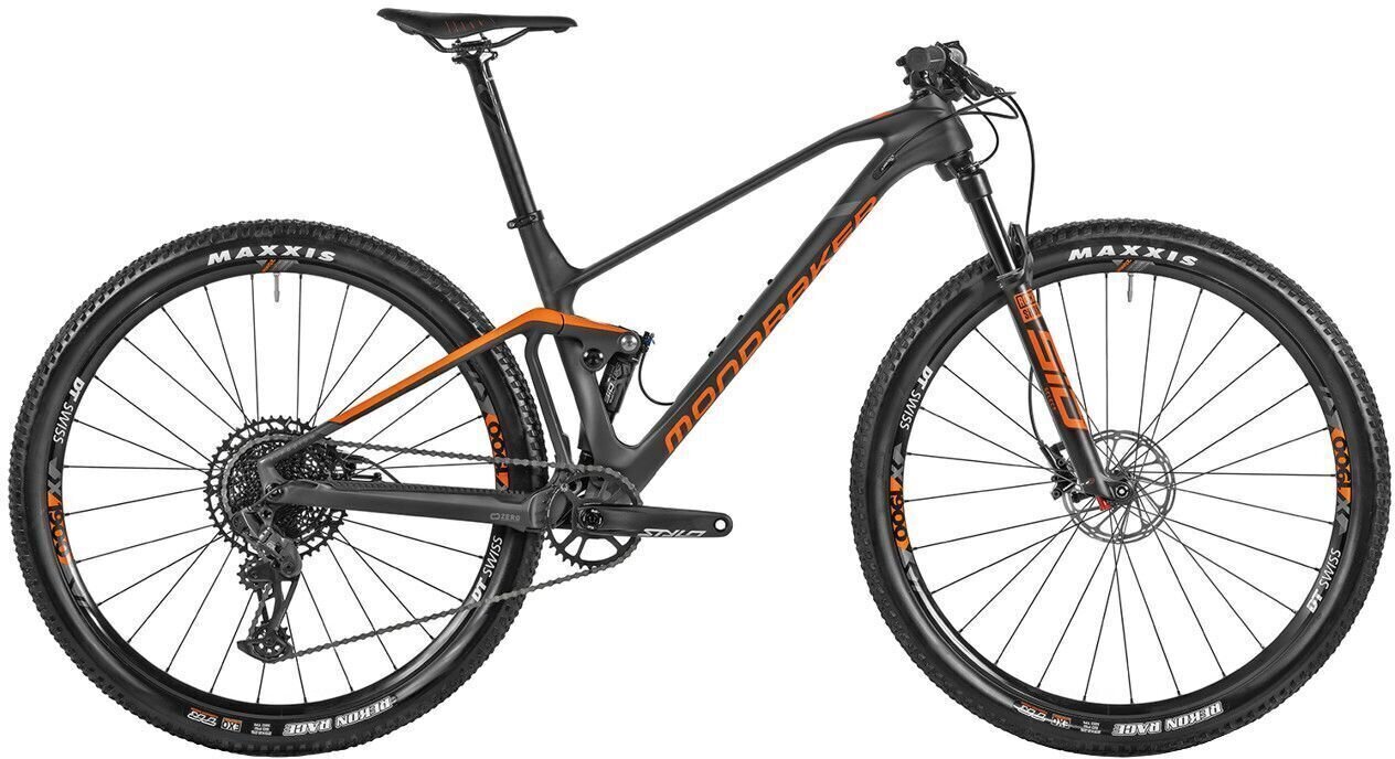 Cyklar med komplett fjädring Mondraker F-Podium Carbon Sram GX Eagle 1x12 Carbon/Orange/Grey M