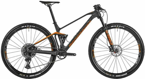 Cyklar med komplett fjädring Mondraker F-Podium Carbon Sram GX Eagle 1x12 Carbon/Orange/Grey M - 1
