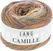 Knitting Yarn Lang Yarns Camille 0058 Rose/Orange/Gold Knitting Yarn