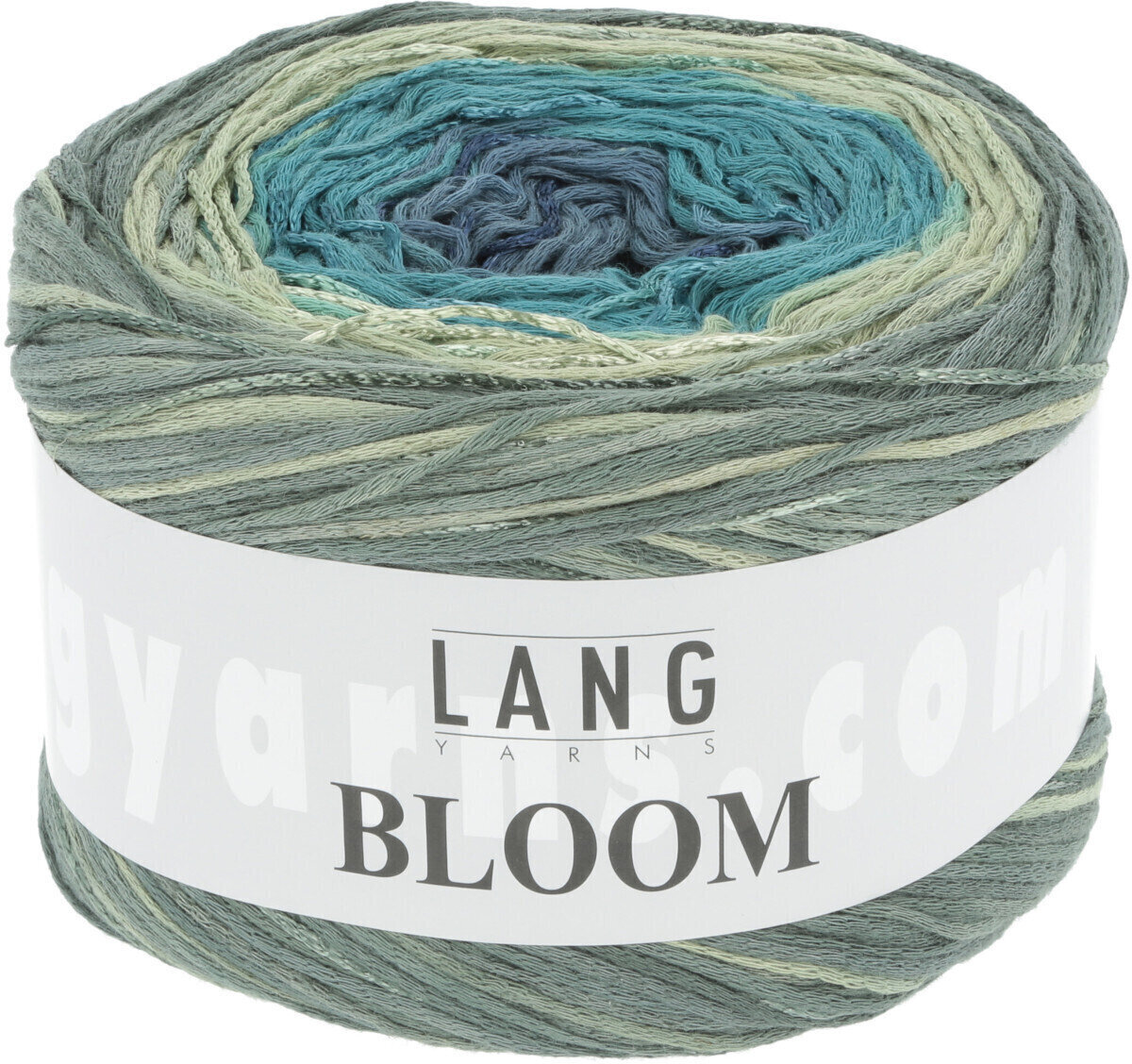 Strickgarn Lang Yarns Bloom 0018 Green/Petrol Strickgarn