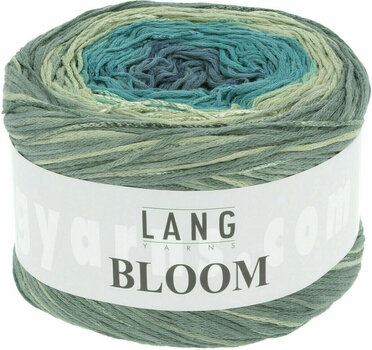 Strickgarn Lang Yarns Bloom 0018 Green/Petrol Strickgarn - 1