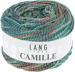 Fil à tricoter Lang Yarns Camille 0059 Green/Petrol/Red Fil à tricoter