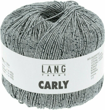Knitting Yarn Lang Yarns Carly 0123 Silver Knitting Yarn - 1
