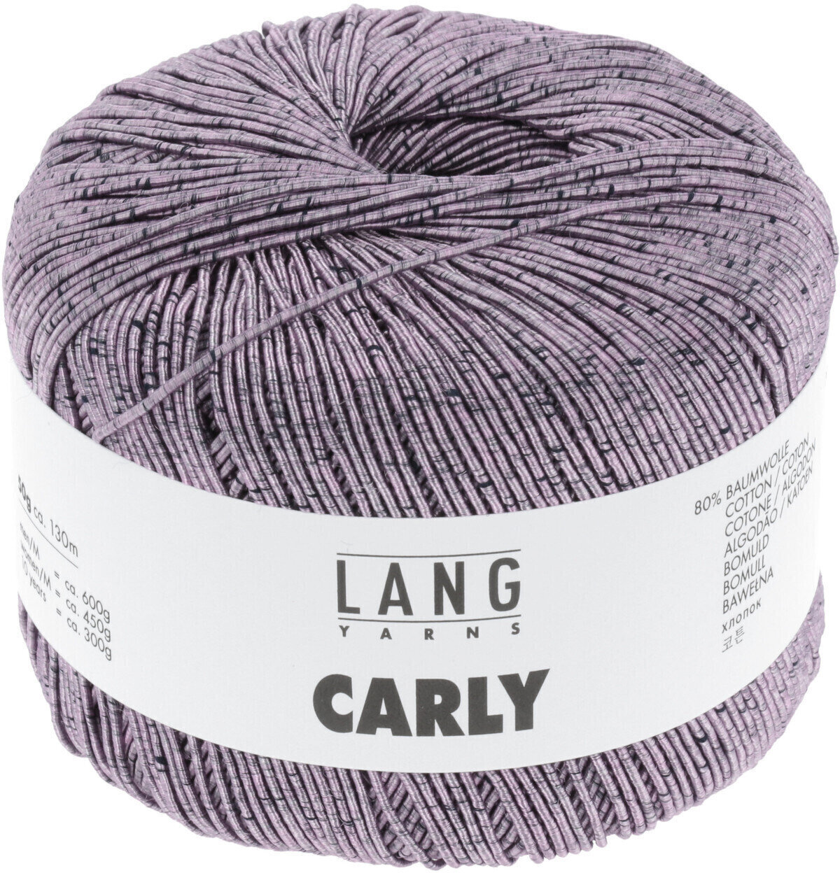 Pletací příze Lang Yarns Carly 0107 Lilac Pletací příze