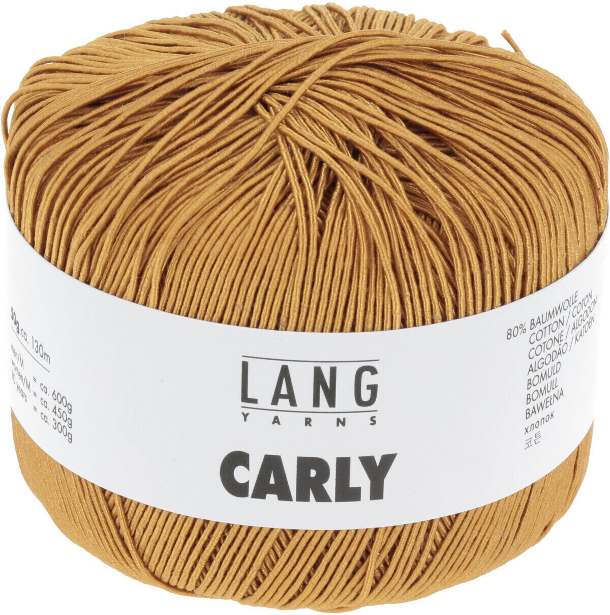 Knitting Yarn Lang Yarns Carly 0050 Gold Knitting Yarn