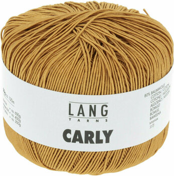 Knitting Yarn Lang Yarns Carly 0050 Gold Knitting Yarn - 1