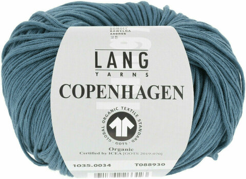 Strickgarn Lang Yarns Copenhagen (Gots) 0034 Jeans - 1