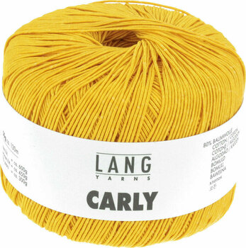 Pletacia priadza Lang Yarns Carly 0014 Yellow - 1