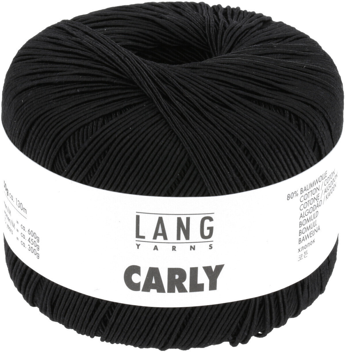 Knitting Yarn Lang Yarns Carly 0004 Black Knitting Yarn