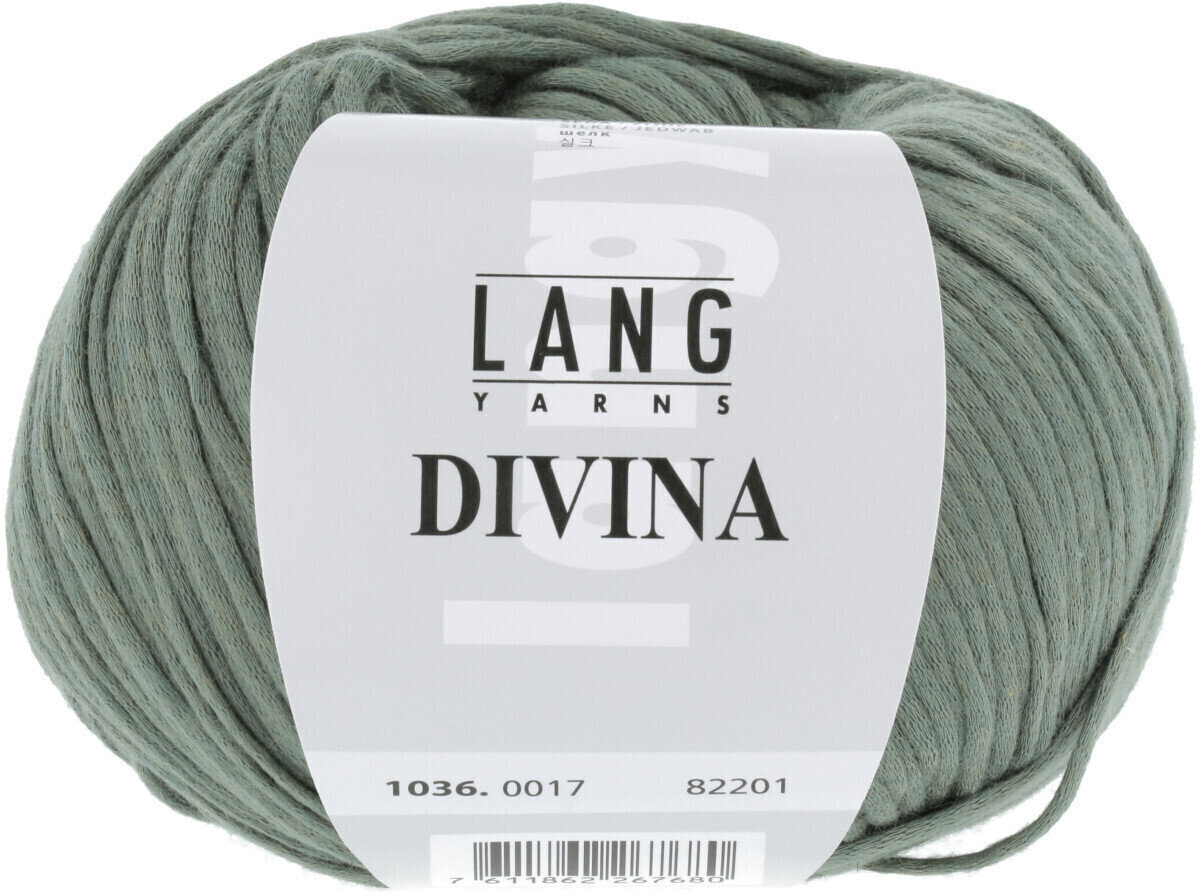 Knitting Yarn Lang Yarns Divina 0017 Green Knitting Yarn