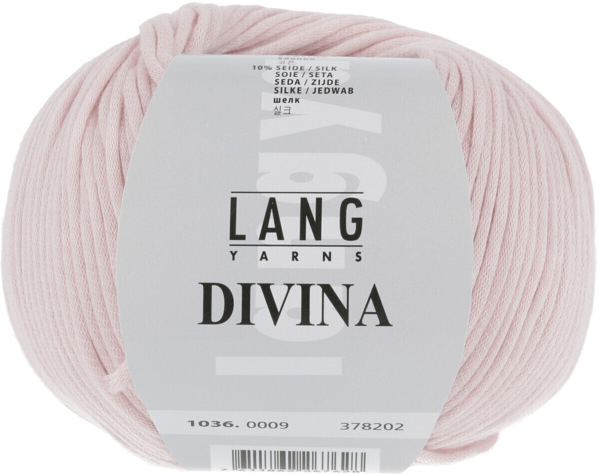 Knitting Yarn Lang Yarns Divina 0009 Rose Knitting Yarn