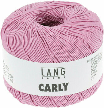 Knitting Yarn Lang Yarns Carly 0019 Rose Knitting Yarn - 1