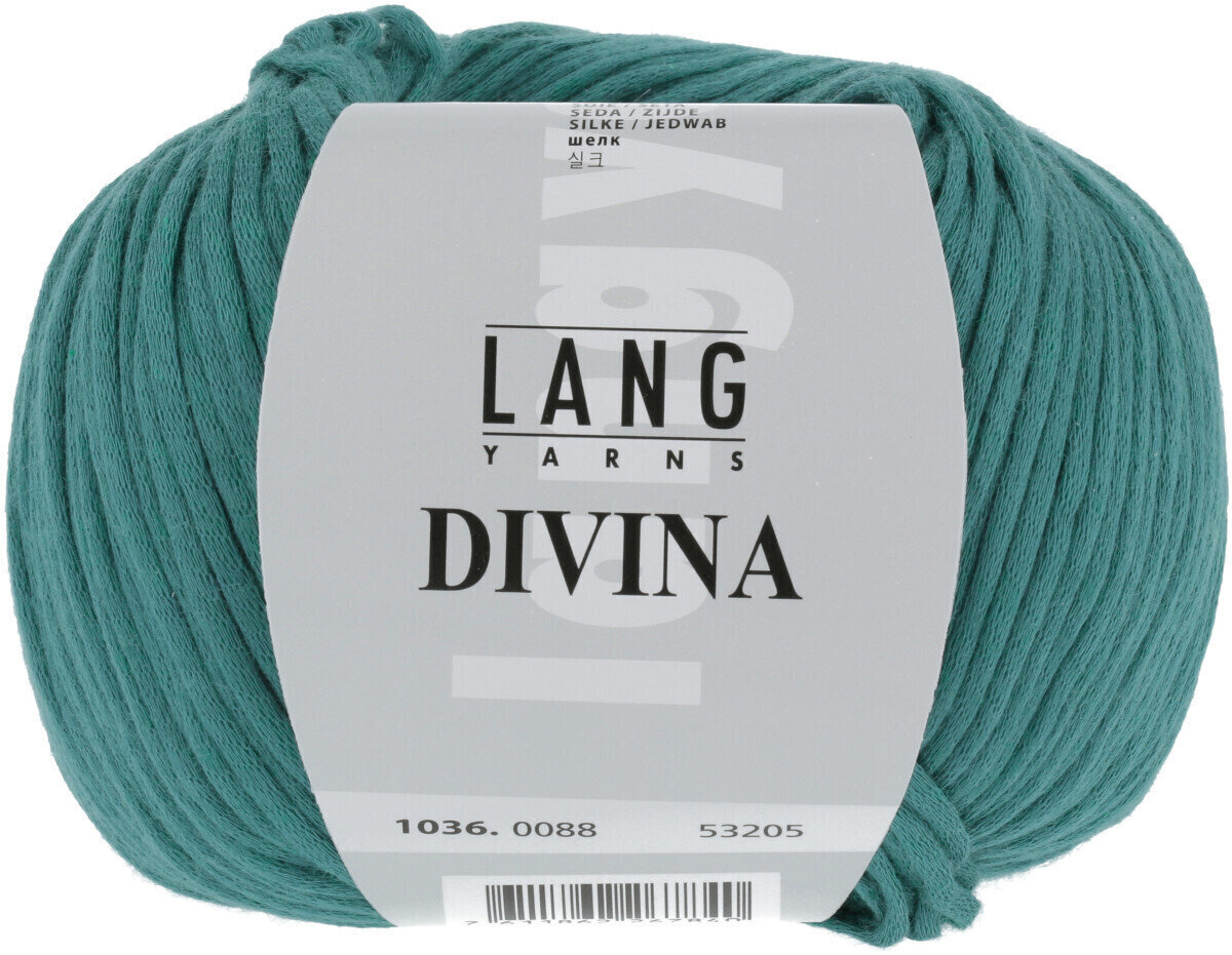 Pletacia priadza Lang Yarns Divina 0088 Petrol Pletacia priadza