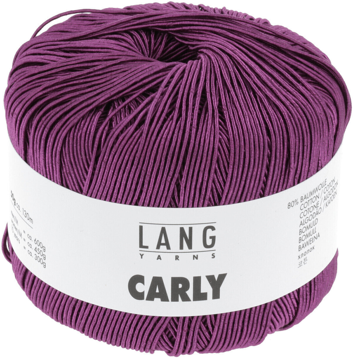 Knitting Yarn Lang Yarns Carly 0066 Fuchsia Knitting Yarn