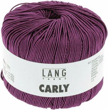 Knitting Yarn Lang Yarns Carly 0066 Fuchsia Knitting Yarn - 1