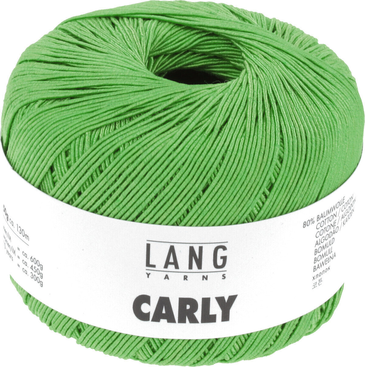 Knitting Yarn Lang Yarns Carly 0016 Green Knitting Yarn